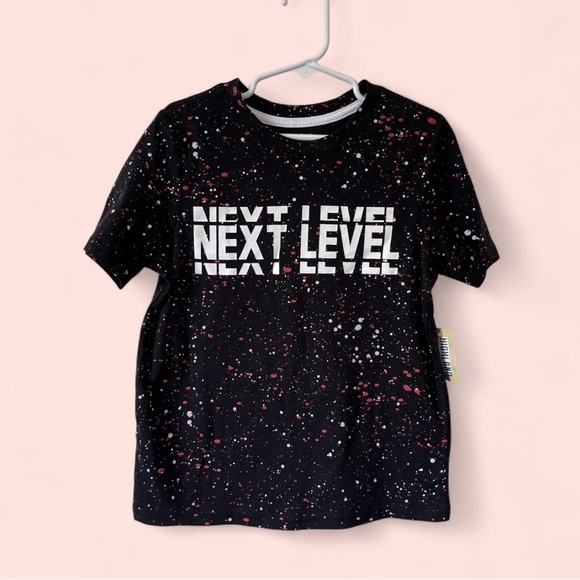 Boy Small Short Sleeve Highland Originals Paint Splatter Casual T-Shirt - Picture 1 of 7